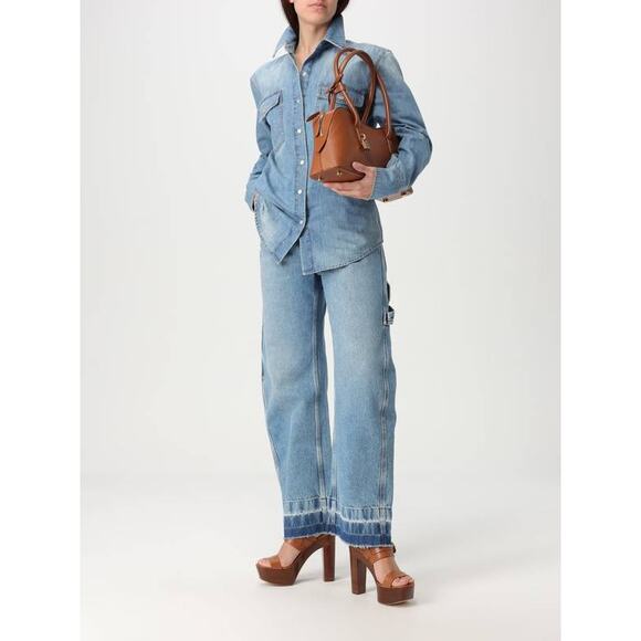 Stella McCartney Vintage Wash Denim Banana Jeans in Medium Vintage Blue 28 - Picture 4 of 7